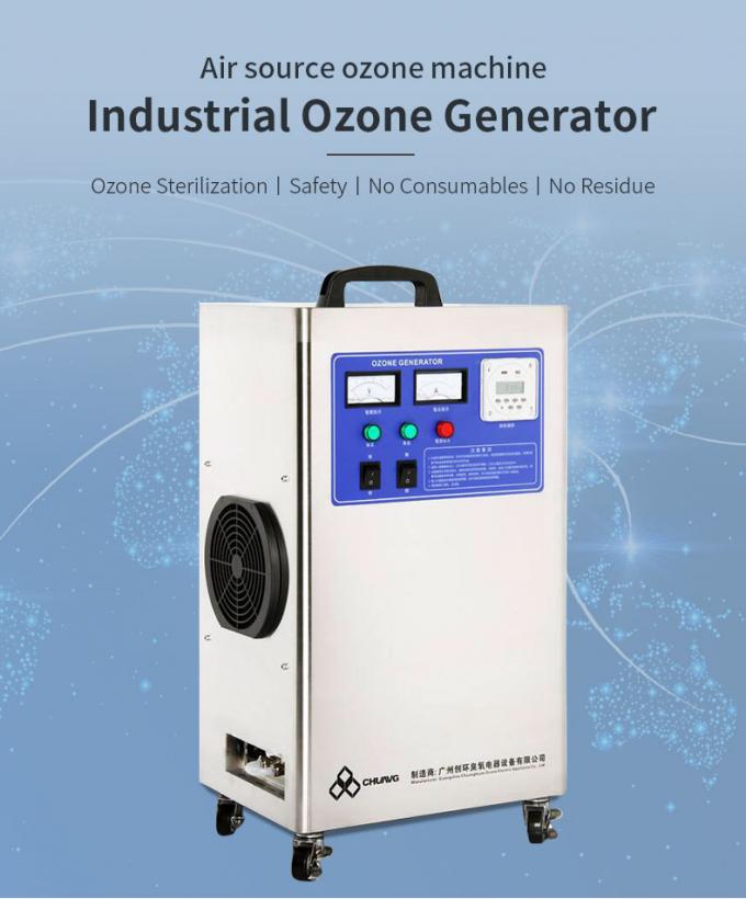 15g 20g 30g Air Cooled Food Ozone Generator For Food Processing Industry